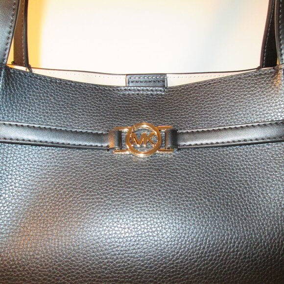 Michael Kors Reed Large Pebbled Leather Tote Bag - Picture 12 of 15